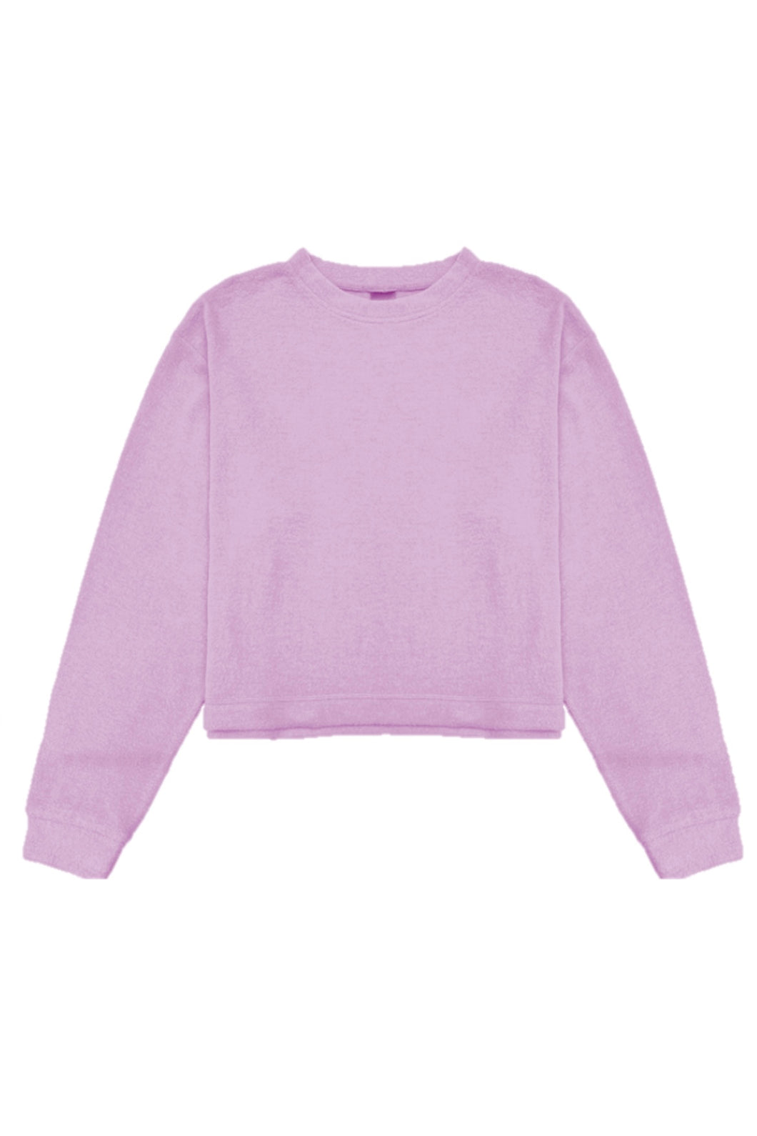 girls soft crew neck