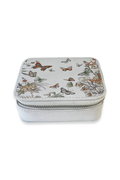 travel pill box butterflies