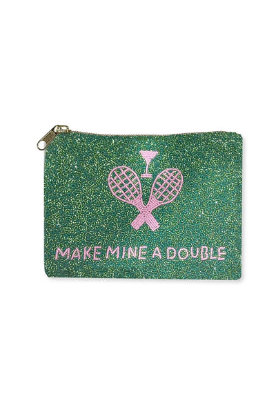 beaded pouch make it double