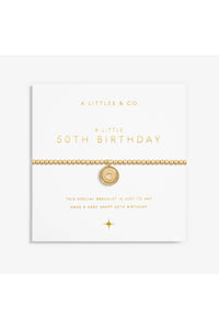 bracelet 50th birthday