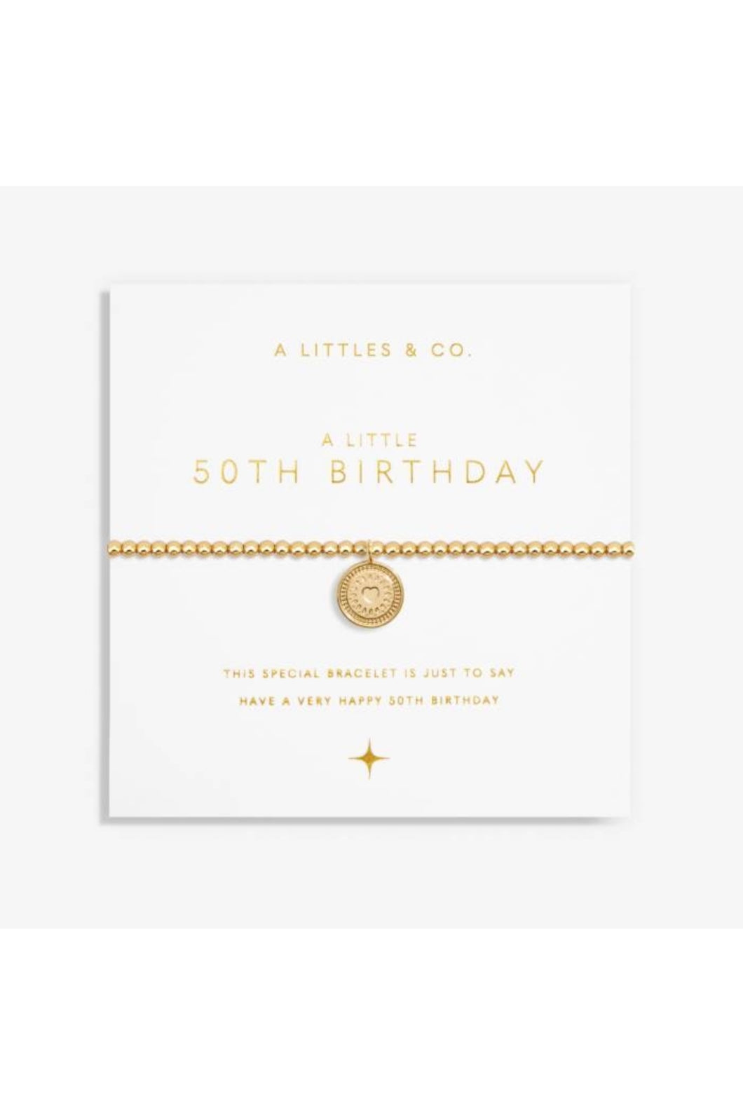 bracelet 50th birthday