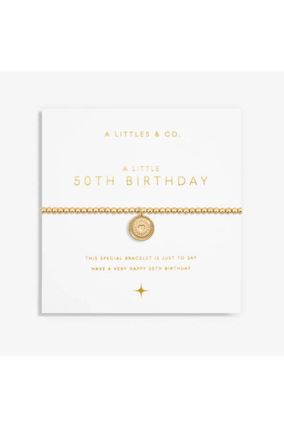 bracelet 50th birthday