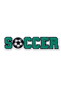 kids sticker patch soccer sm