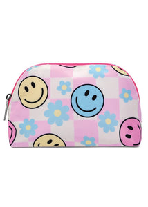 kids happy check oval bag