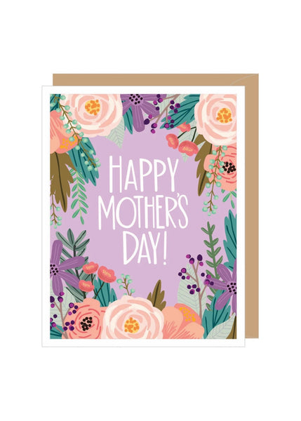 card floral mothers day