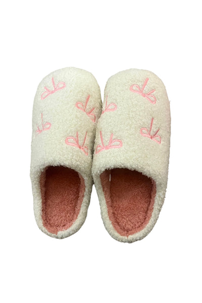 girls bows slipper