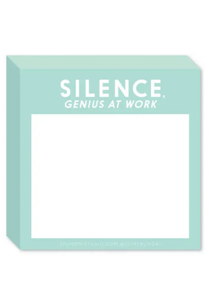 sticky pad silence