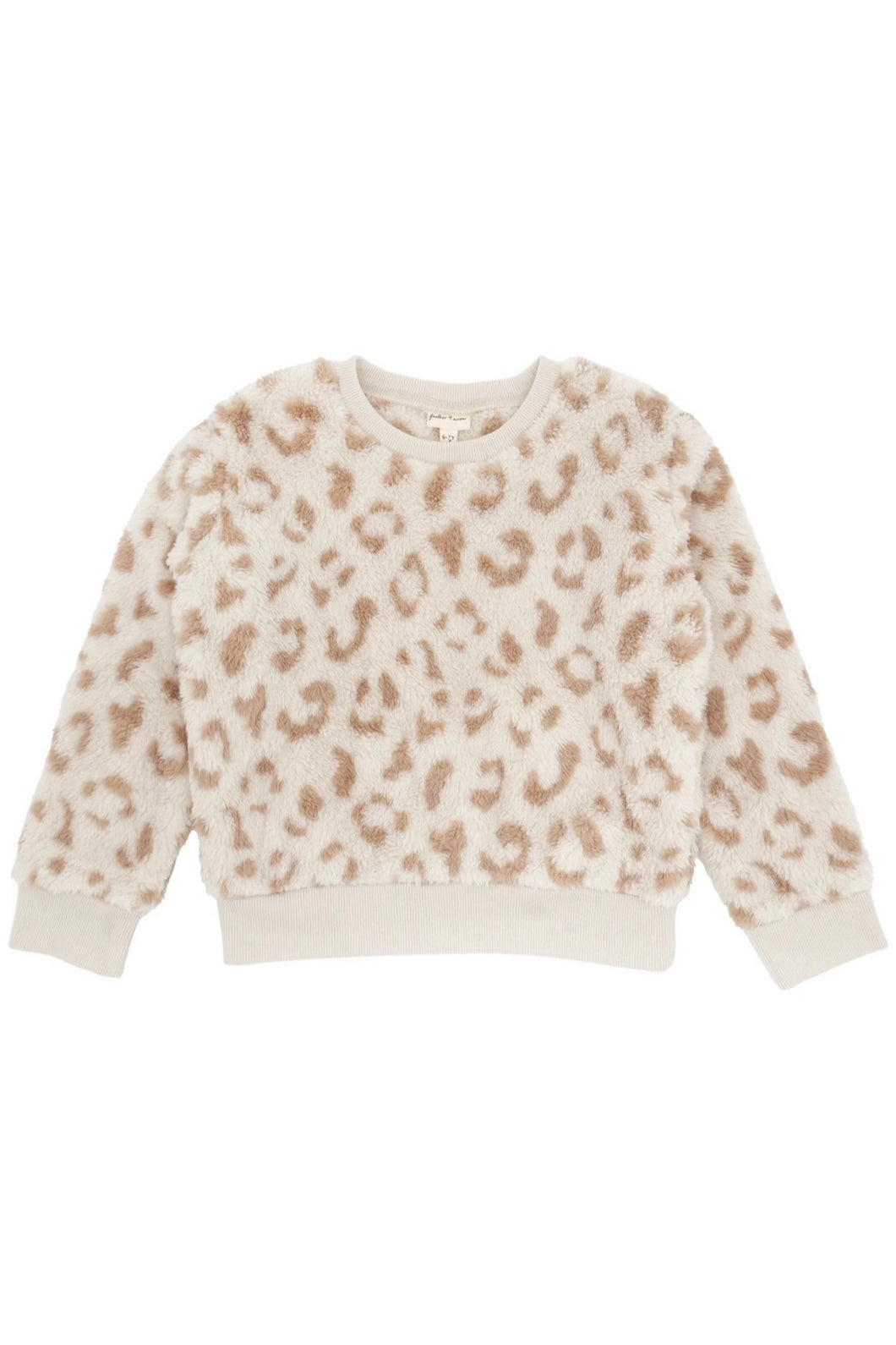girls plush leo top