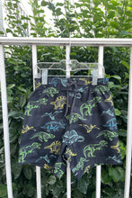 Load image into Gallery viewer, boys neon dino board shorts
