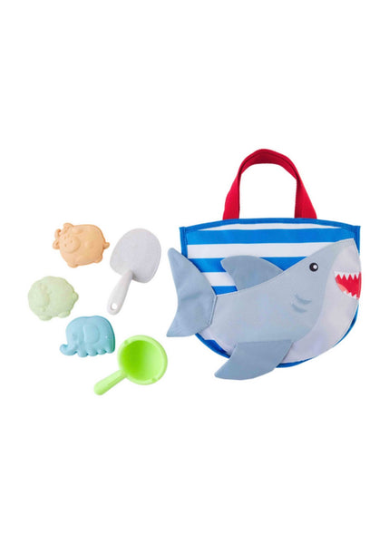 kids beach tote + toys