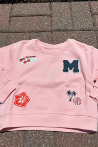 girls patch sweatshirt