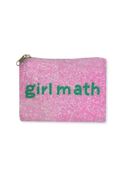 beaded pouch girl math