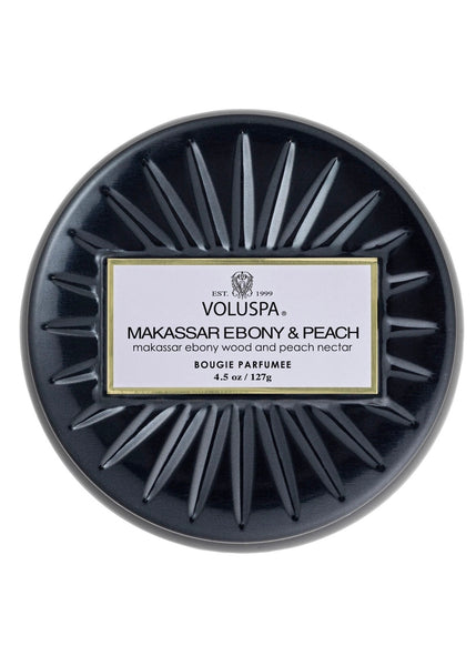 mini tin- makassar ebony