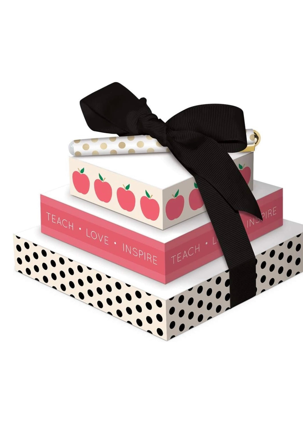 tower of notes + pen - teacher