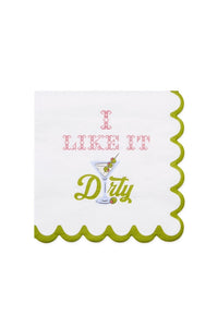 like it dirty cocktail napkins