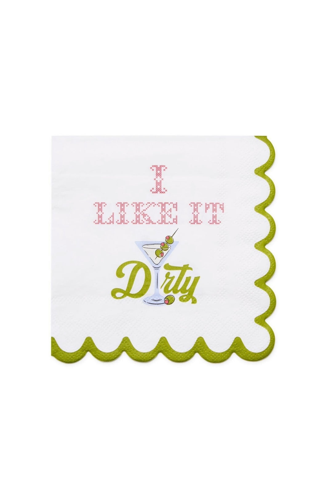 like it dirty cocktail napkins