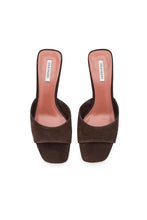 Load image into Gallery viewer, Suede heel slide
