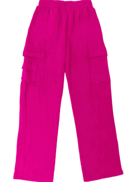 girls soft cloud cargo pant