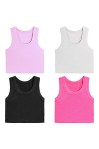 girls rib tank top