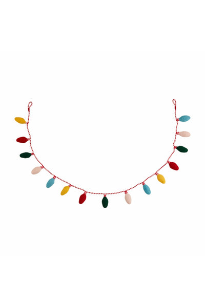 felt lights garland