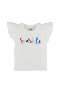 girls fireworks+tinsel tee