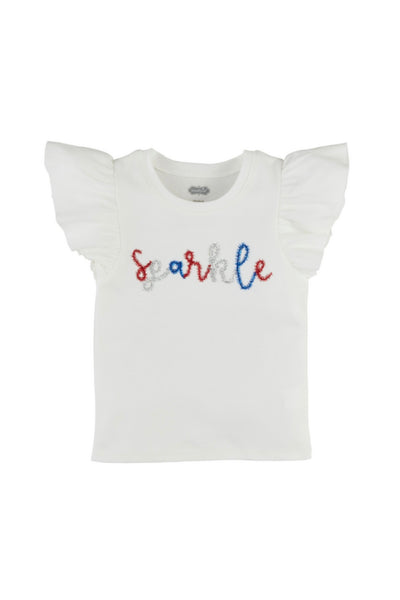 girls fireworks+tinsel tee