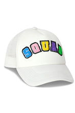 Load image into Gallery viewer, kids smile squad trucker hat
