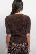 Load image into Gallery viewer, short sleeve fuzzy sweater
