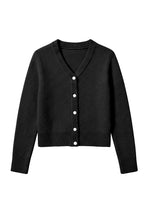 Load image into Gallery viewer, girls v neck button cardigan
