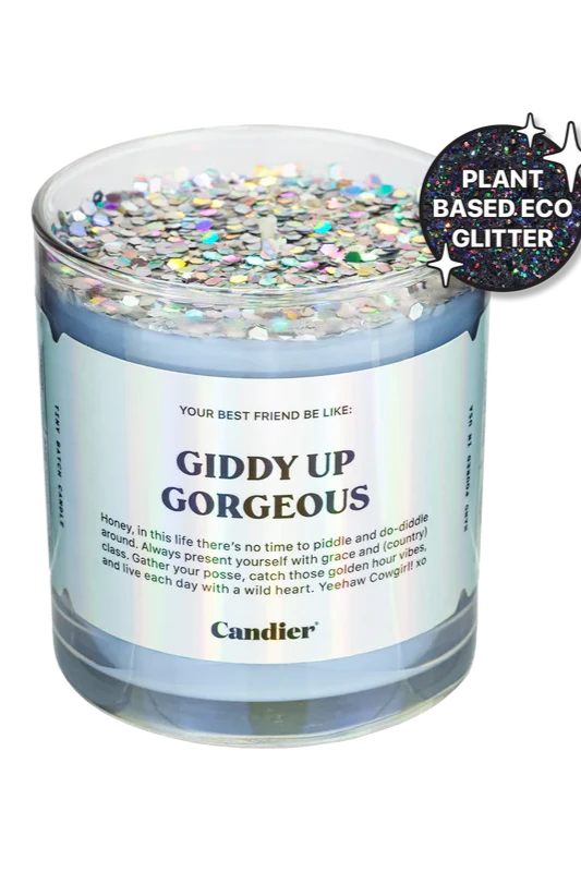candle - giddy up gorgeous