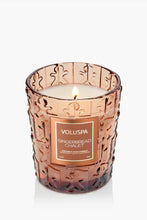 Load image into Gallery viewer, glass candle gingerbread
