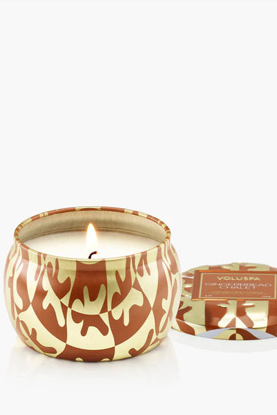 mini tin candle gingerbread