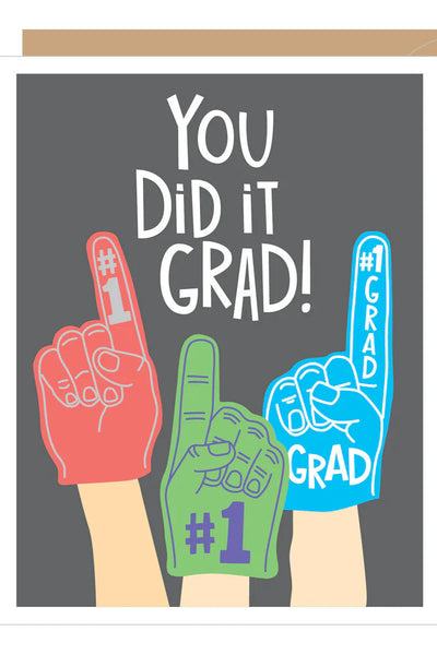 card-foam finger graduation
