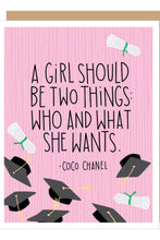 Load image into Gallery viewer, card- graduation girl should be
