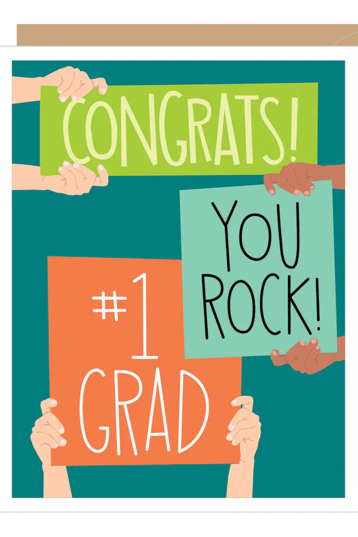 card graduation three signs