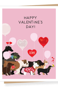 card-dog valentine