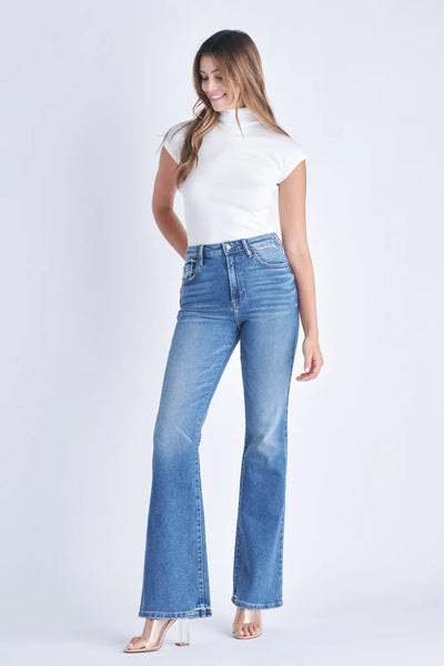 hiwaist flare jean