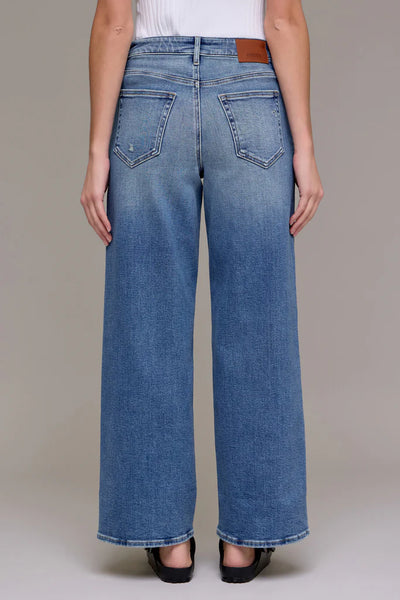crop wide leg cuff jean