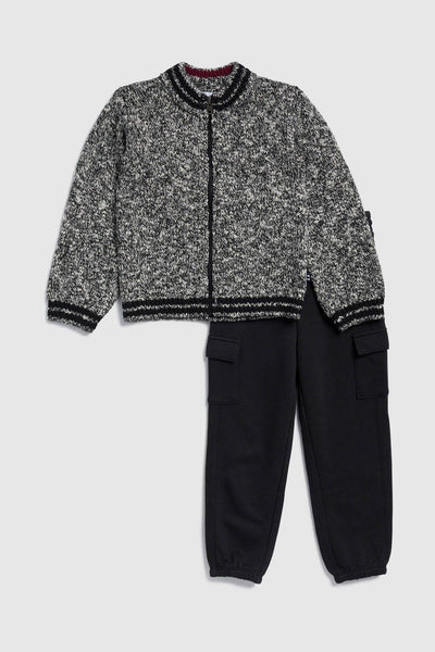 Baby Zip Cardigan + Carogo Jogger Set