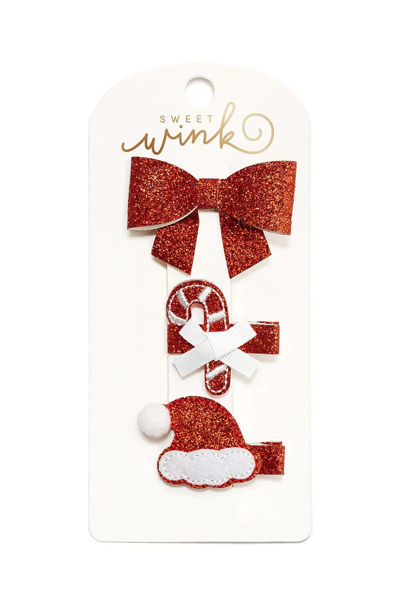 candy cane clip set