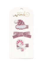 Load image into Gallery viewer, pink christmas clip set
