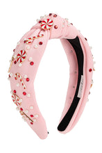 Load image into Gallery viewer, candy cane gemstone headband
