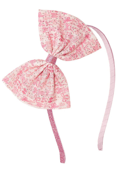 girls tulle bow headband