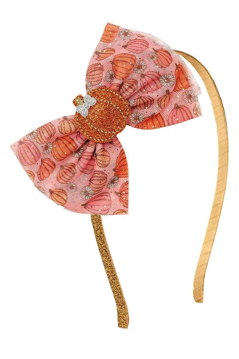 pumpkin daisy headband