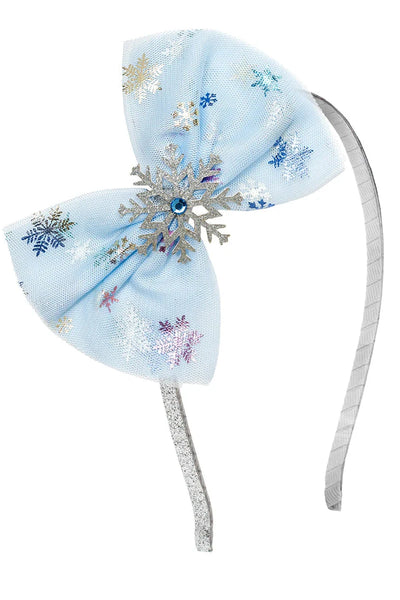 girls snow princess headband