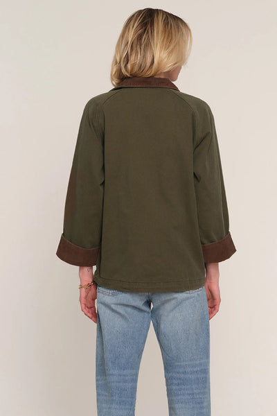 Cord Collar Barn Jacket