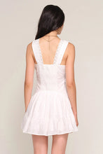 Load image into Gallery viewer, corset waist cotton mini dress
