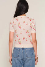 Load image into Gallery viewer, berries v neck short sleeve cardigan
