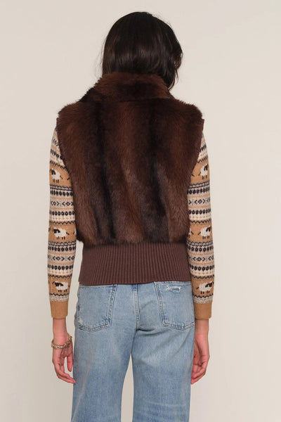 Faux Fur Zip Vest