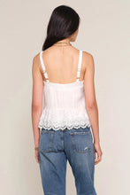 Load image into Gallery viewer, lace + eyelet cami top
